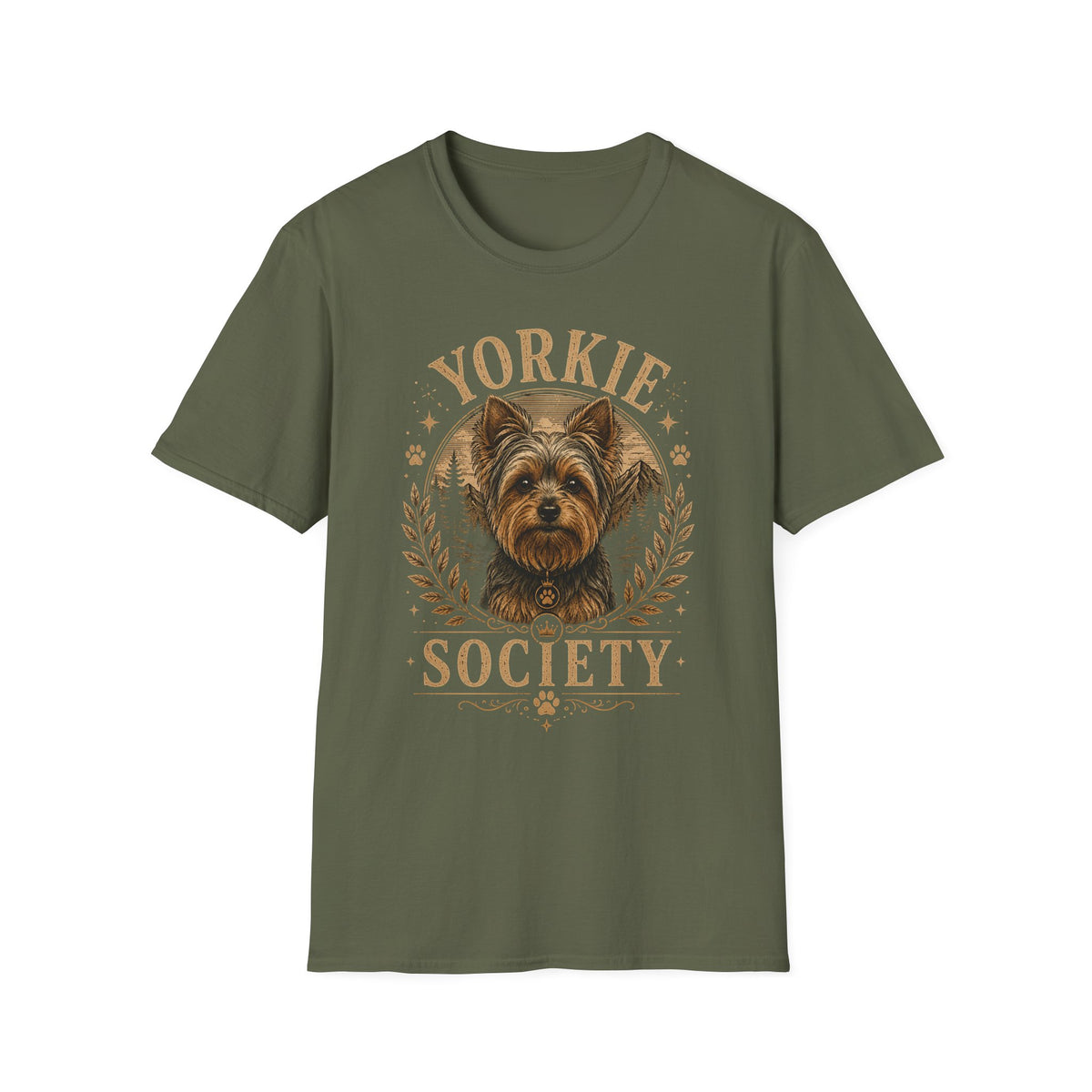 Yorkie Society T-Shirt — Vintage Yorkie Dog Lover Tee
