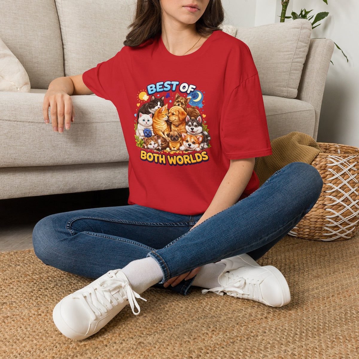 Best of Both Worlds Cats & Dogs T-Shirt