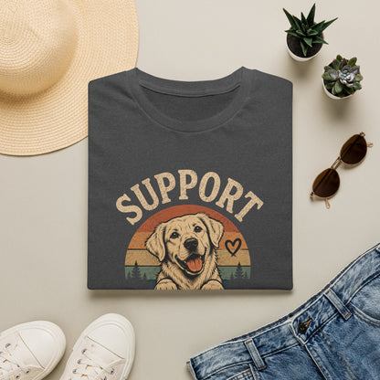 Support Your Local Shelter T-Shirt — Rescue Dog Vintage Graphic