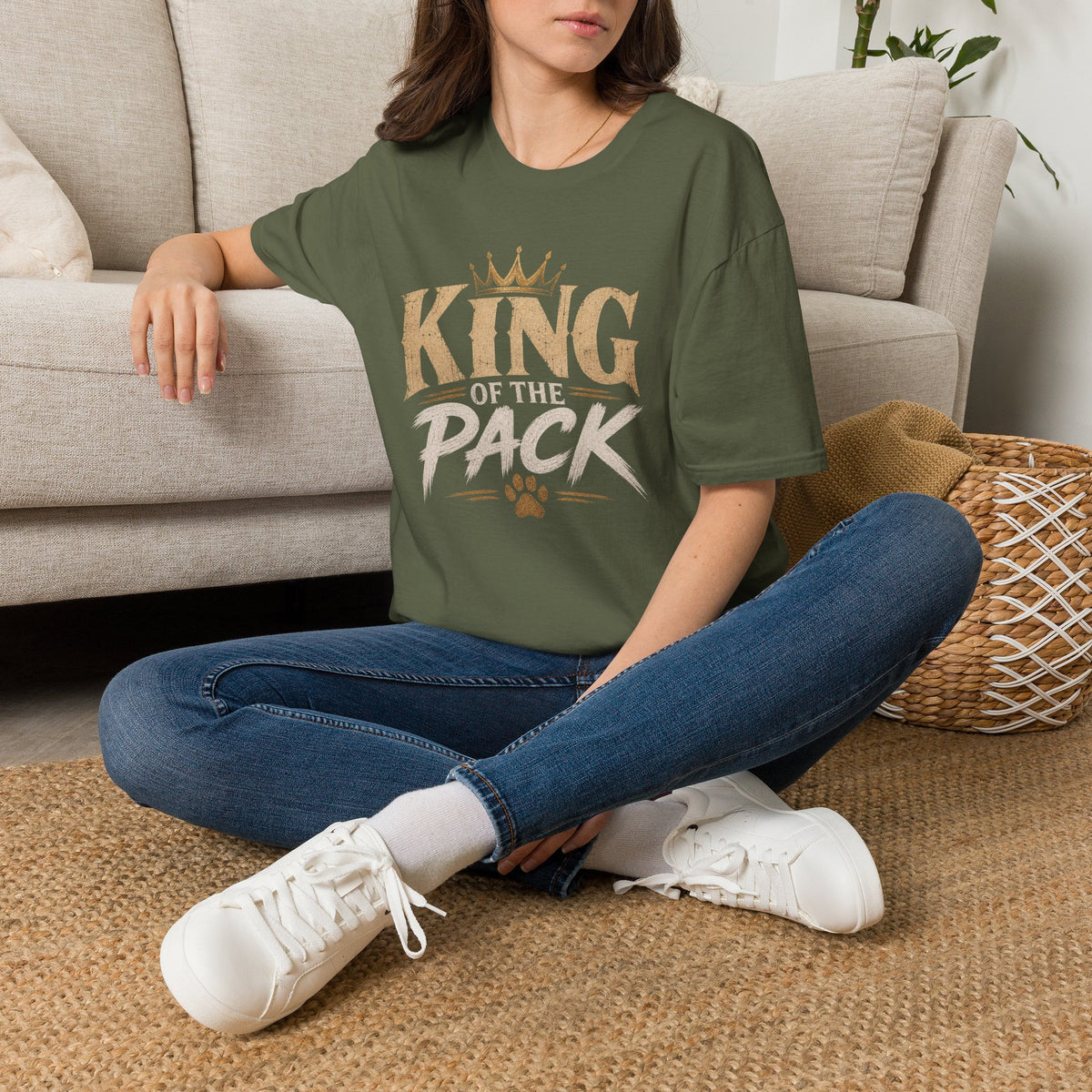 King of the Pack T‑Shirt — Crowned Leader Graphic Tee