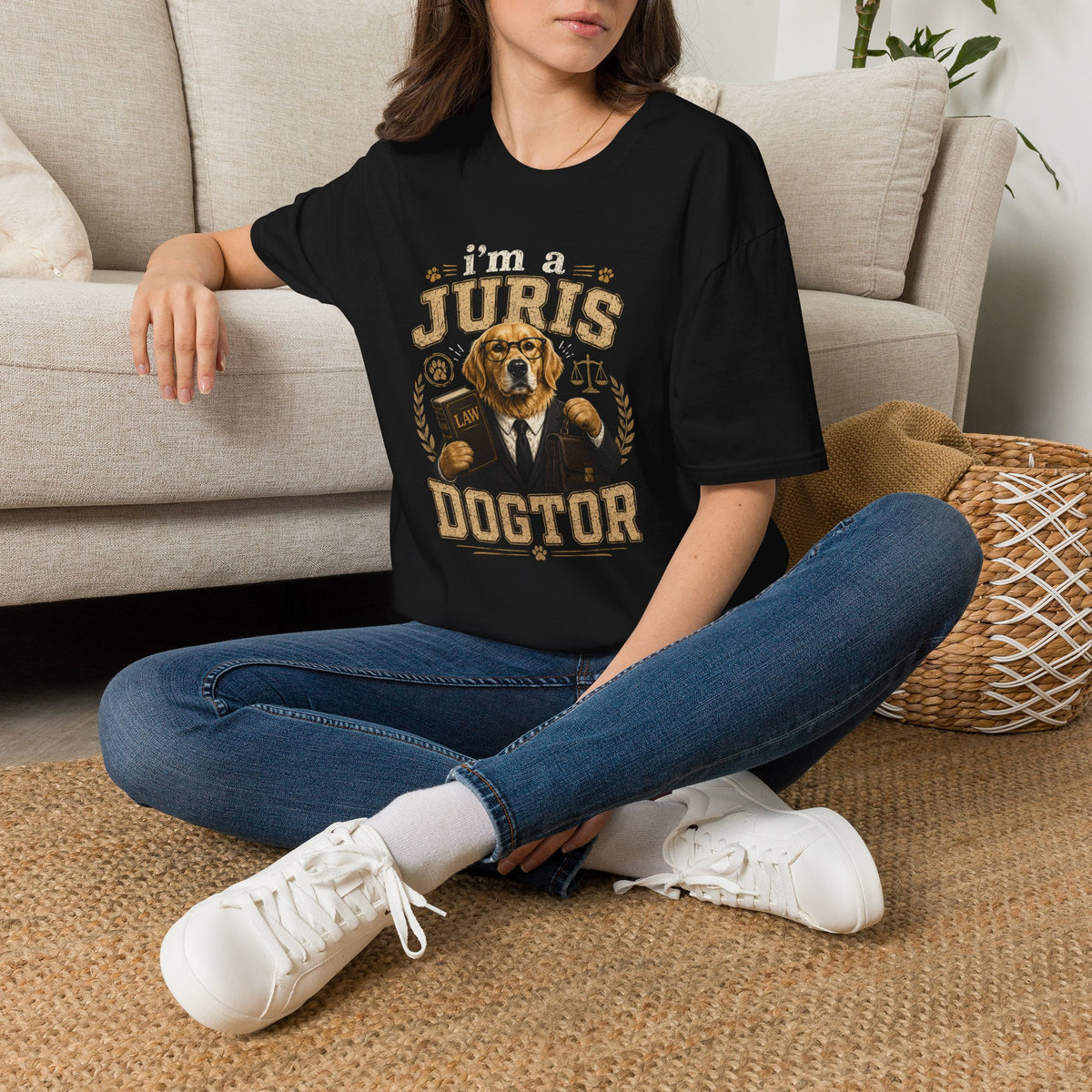 I'm a Juris Dogtor T-Shirt — Funny Lawyer Dog Graphic Tee for Law Students & Attorneys