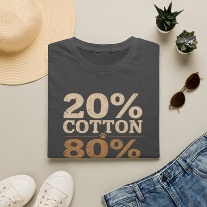Dog Mom T-Shirt — 20% Cotton 80% Dog Hair Graphic Tee