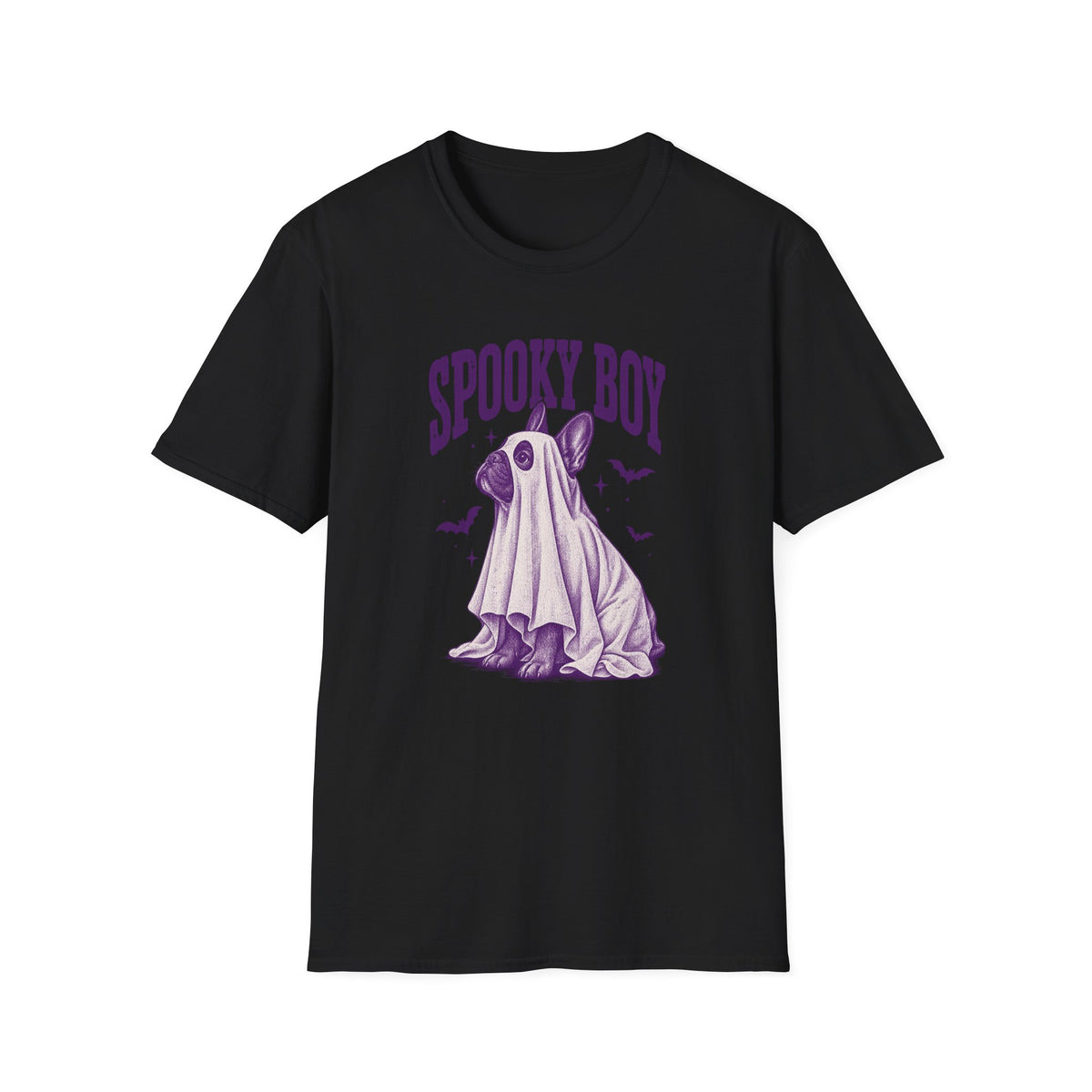 Spooky Boy T‑Shirt — Cute Ghost French Bulldog Halloween Tee