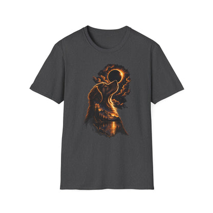 Dog Eclipse T-Shirt — Celestial Howl Graphic Tee