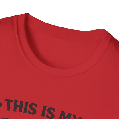 Dog Walking T-Shirt — "This Is My Dog Walking Shirt" Paw Print Tee